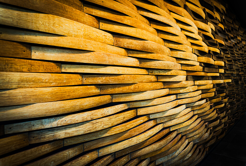 Sonoma Barrel Wall by veronicalevchenko