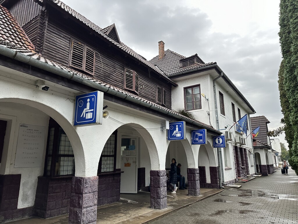 Jibou train station  by selenaiacob