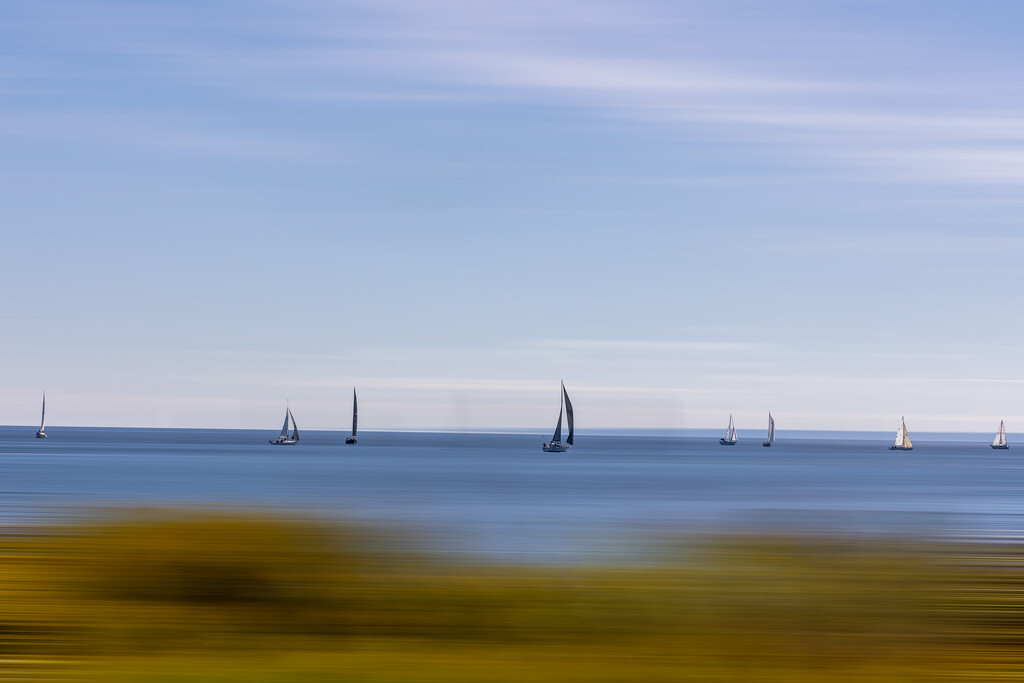 Lake Ontario Sailboats by pdulis