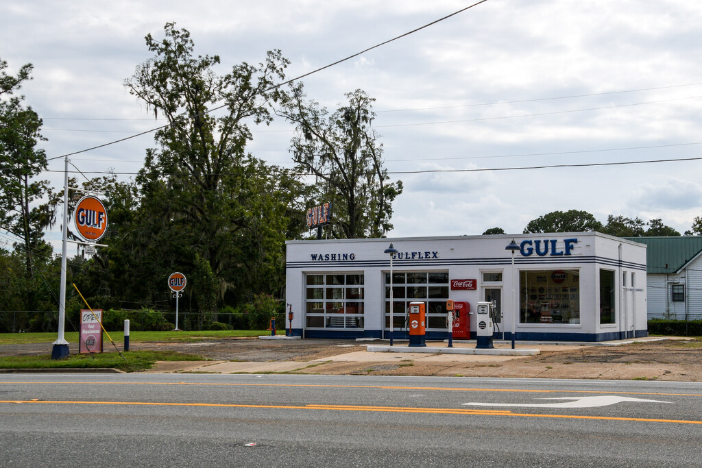 Vintage Gas Station by danette