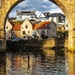 The old railway bridge in Lower Largo, Fife.