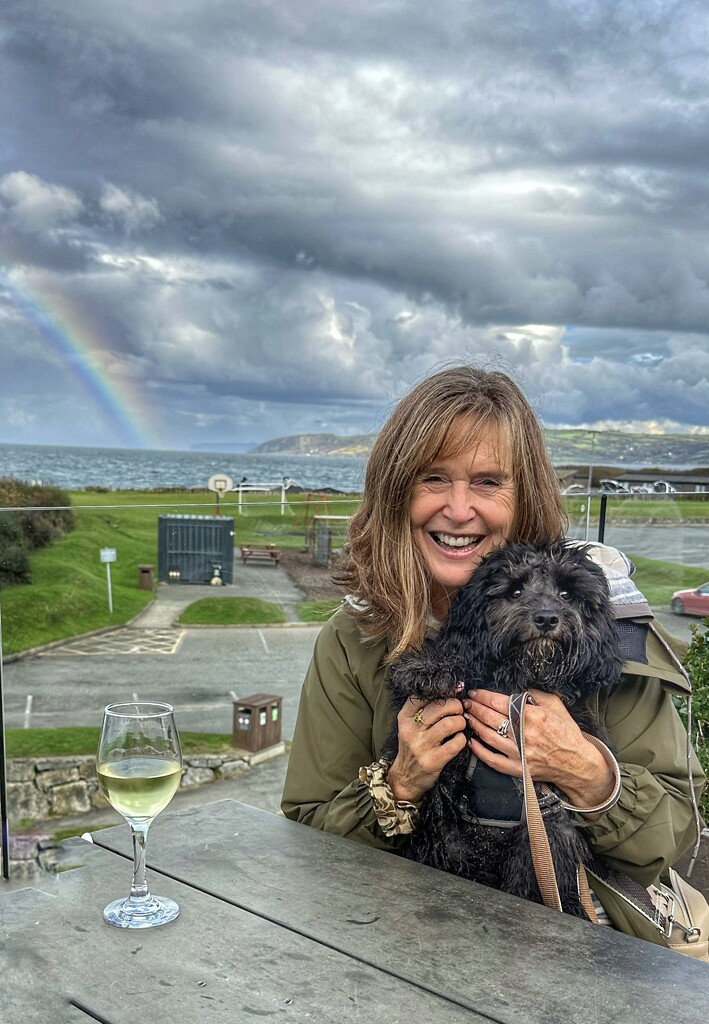 Rainbow on my shoulder  by wendystout