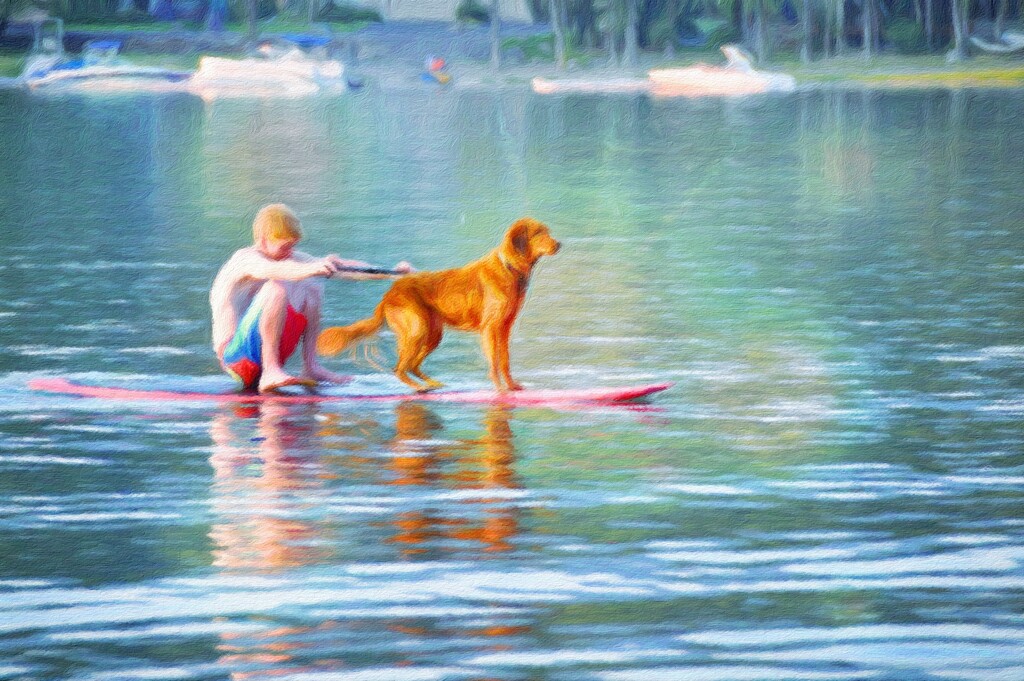 A Boy and His Dog by joysfocus