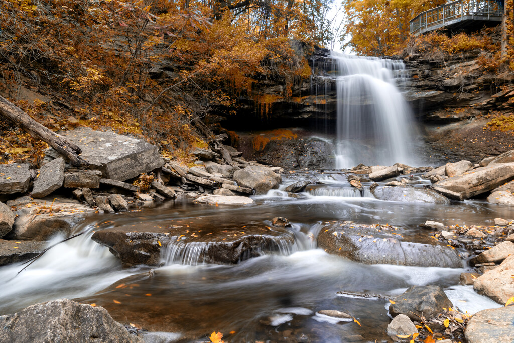 Smokey Hollow Falls by pdulis