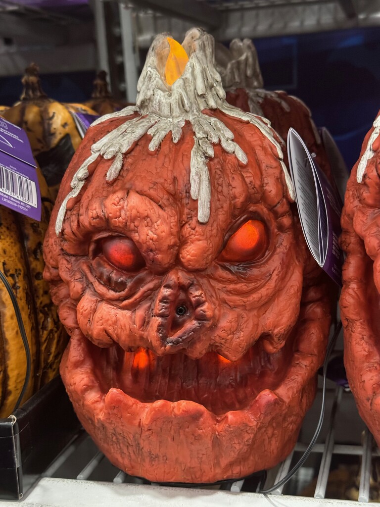 Gruesome pumpkin head... by marlboromaam