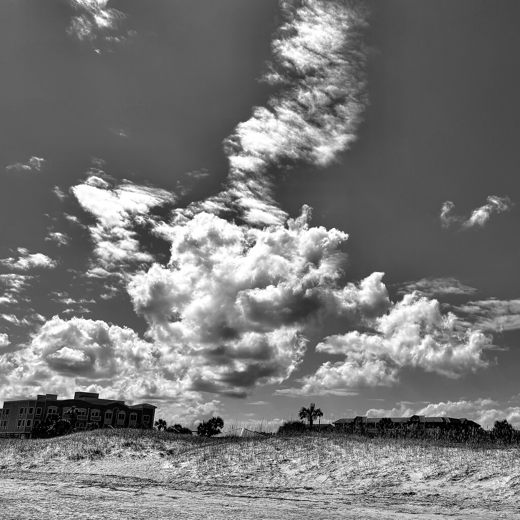 Sand Dune in the Clouds by rickaubin