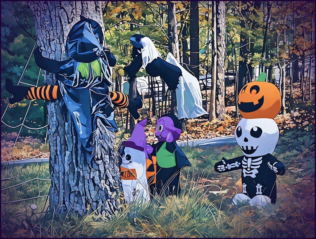 Spooky Halloween by olivetreeann