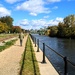 Walking along the canal