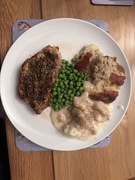 9th Oct 2024 - Pork Chop & Dauphinoise 