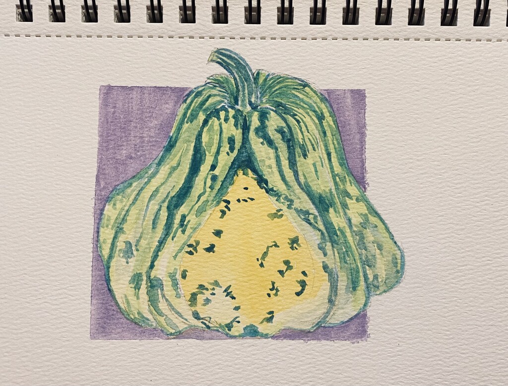 Gourd in gouache  by mtb24