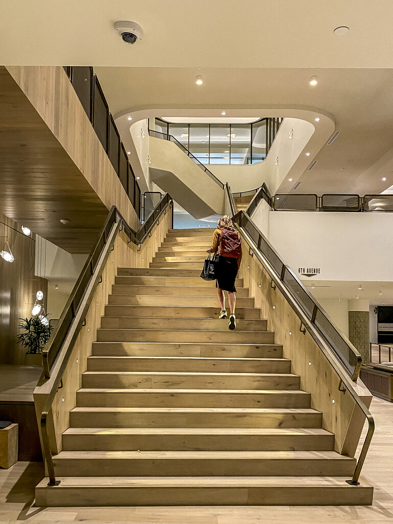 Staircase, US Bank Center, Seattle by cdcook48