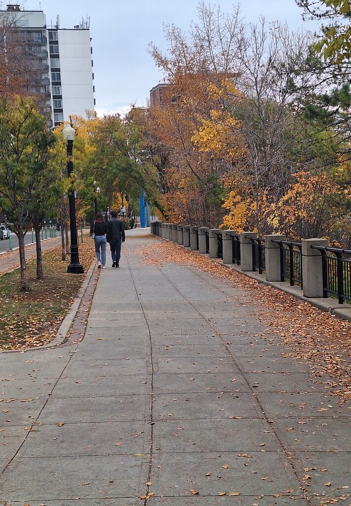 Walking On The Promenade  by bkbinthecity