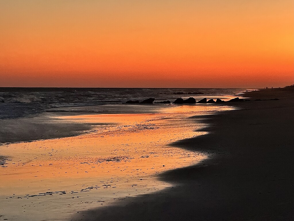 Folly Beach sunset by congaree