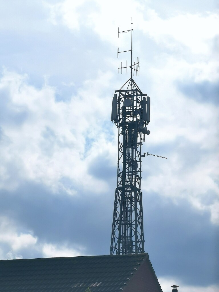 Communication Mast by plainjaneandnononsense