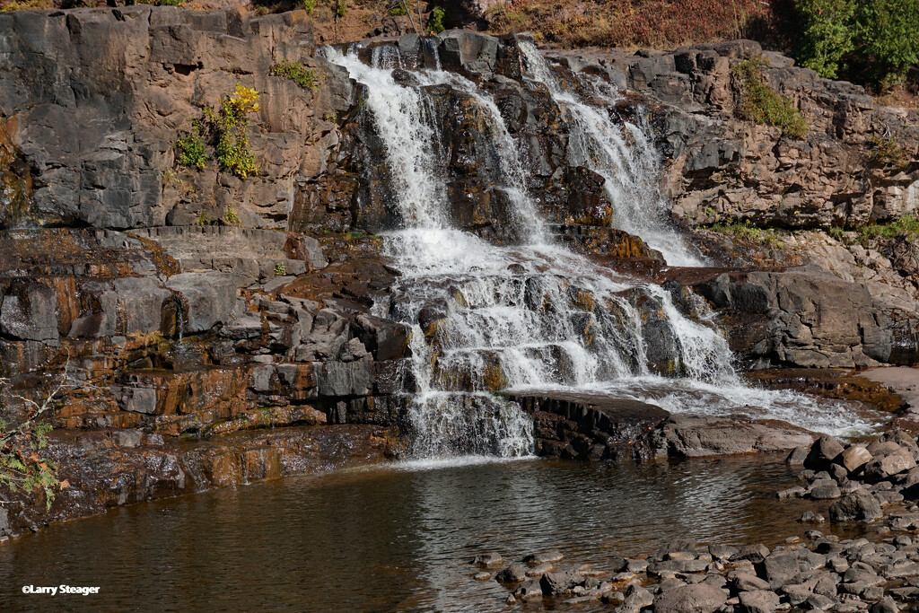 Water fall up close by larrysphotos