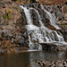 Water fall up close