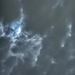 Moon and night clouds