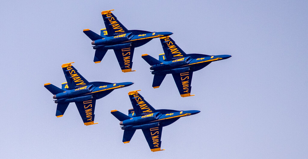 The Blue Angel's Are in Town for the Weekend! by rickster549