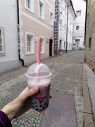 12th Oct 2024 - corn dog, bubble tea and castle