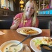 Lunch at Friday's with my granddaughter