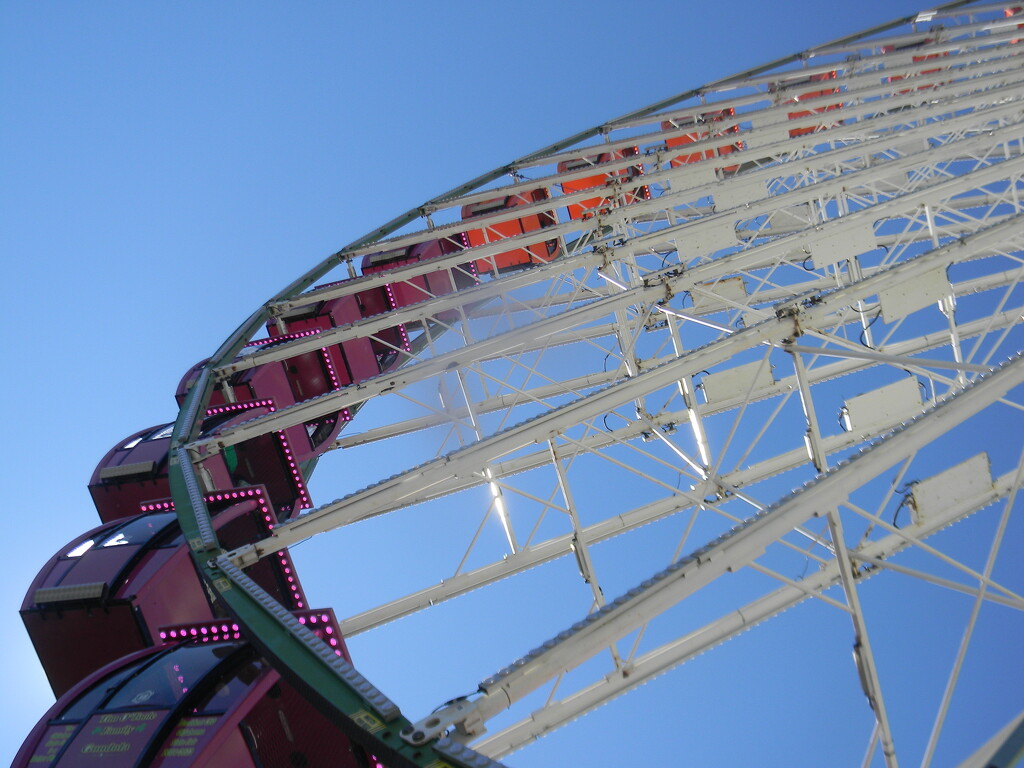 Ferris Wheel from Below by sfeldphotos