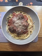 18th Oct 2024 - Meatballs & Spaghetti 