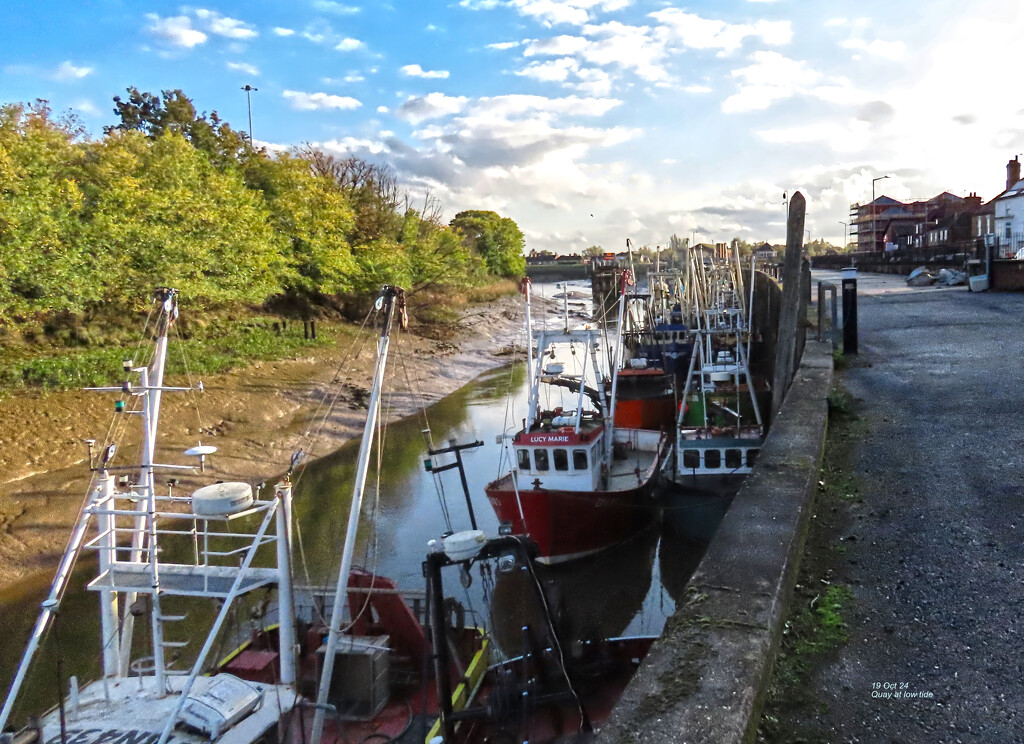 Quay at Low Tide by redbiro