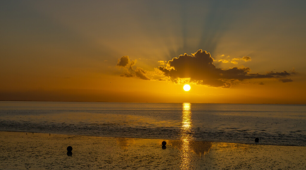 Sunset at Heacham  by iannicolarps