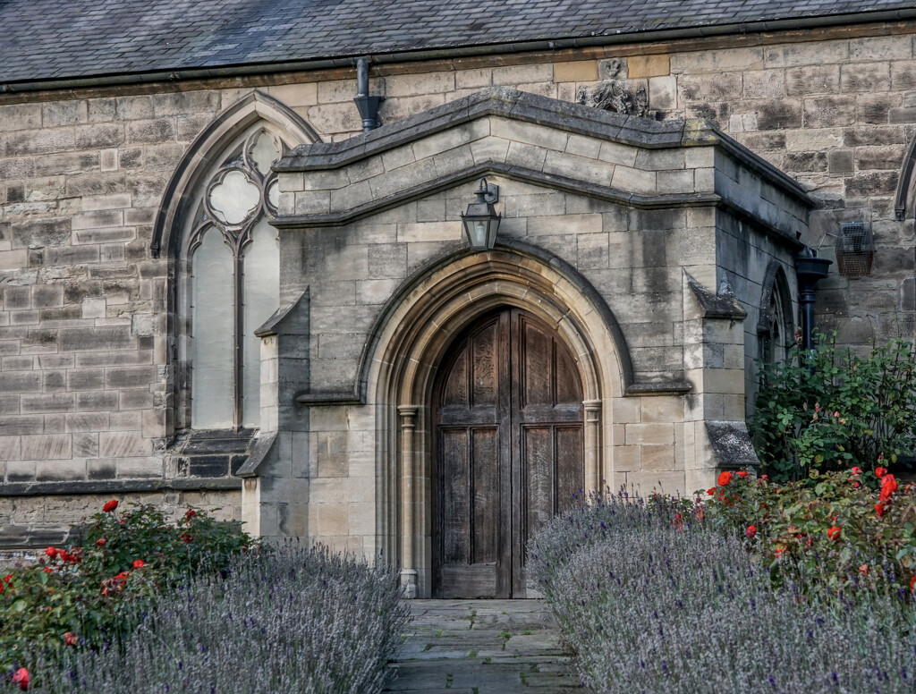 Church Door : Jupiter 8 Vintage Lens by phil_howcroft