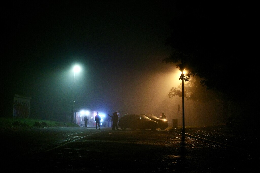 Highway Ghosts in the Fog by vincent24