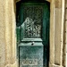 Two hearts on a green door.  by cocobella