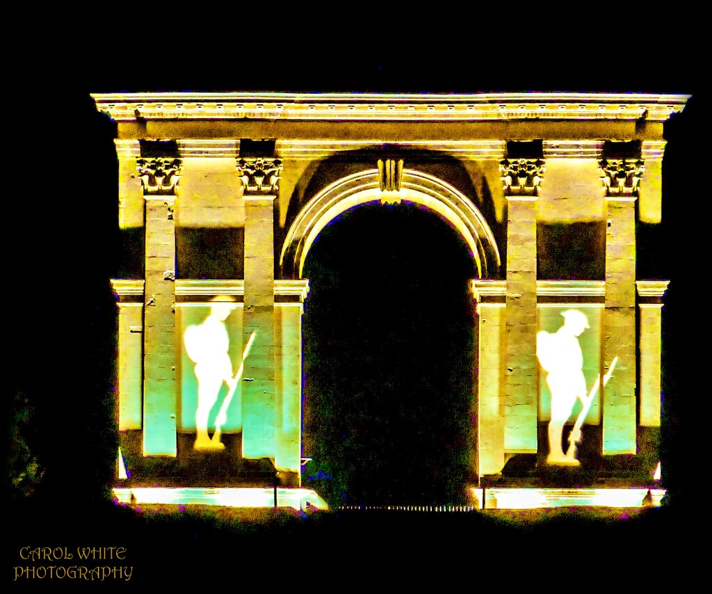 The Corinthian Arch At Night,Stowe Gardens by carolmw