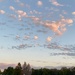 Pink cotton candy clouds