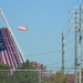 American Flag and Blimp 