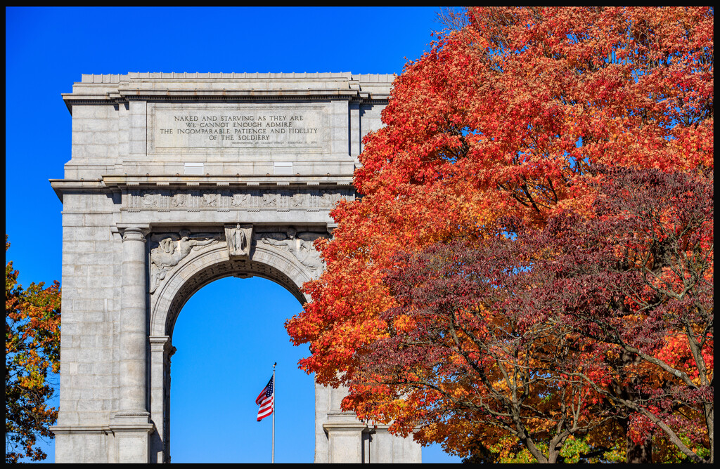 Autumn at Valley Forge by hjbenson