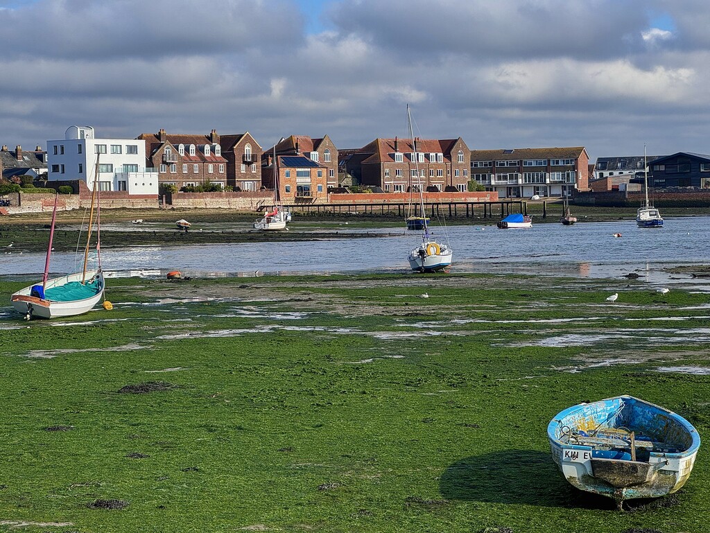 Low tide in the harbour by wakelys