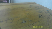 14th Oct 2024 - Day 31: Desk graffiti