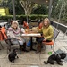 Double doggy lunch date 