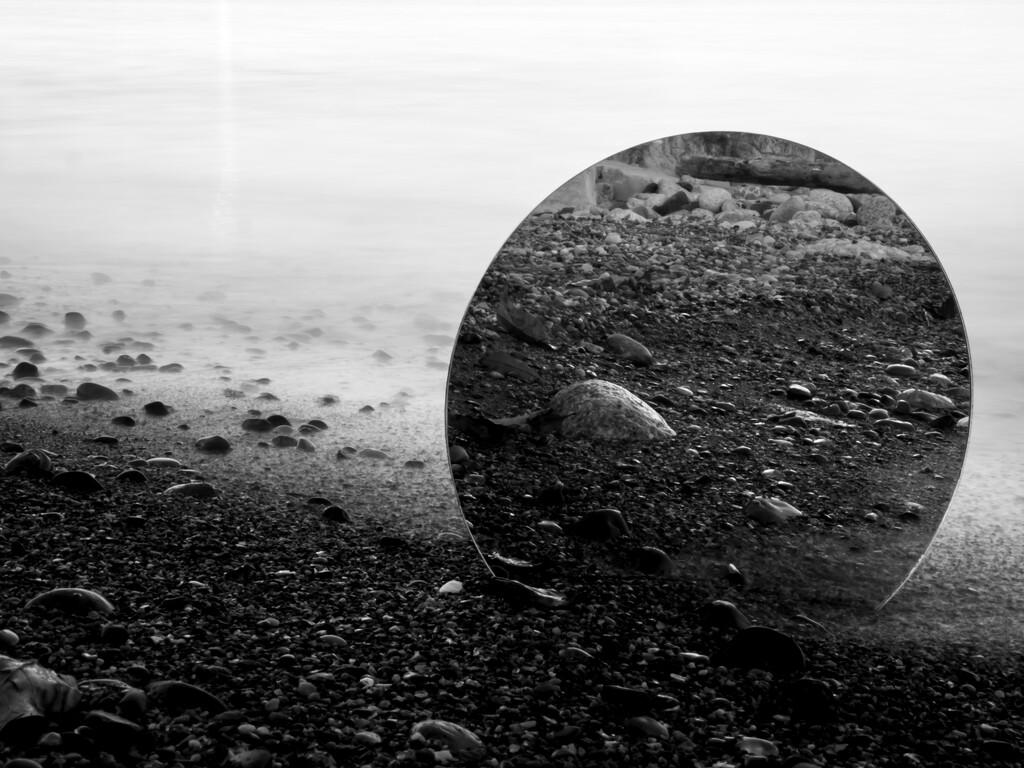 beach and mirror by northy