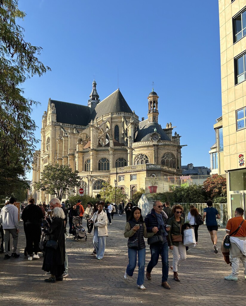 The Eglise Saint-Eustache in the heart of paris by beverley365