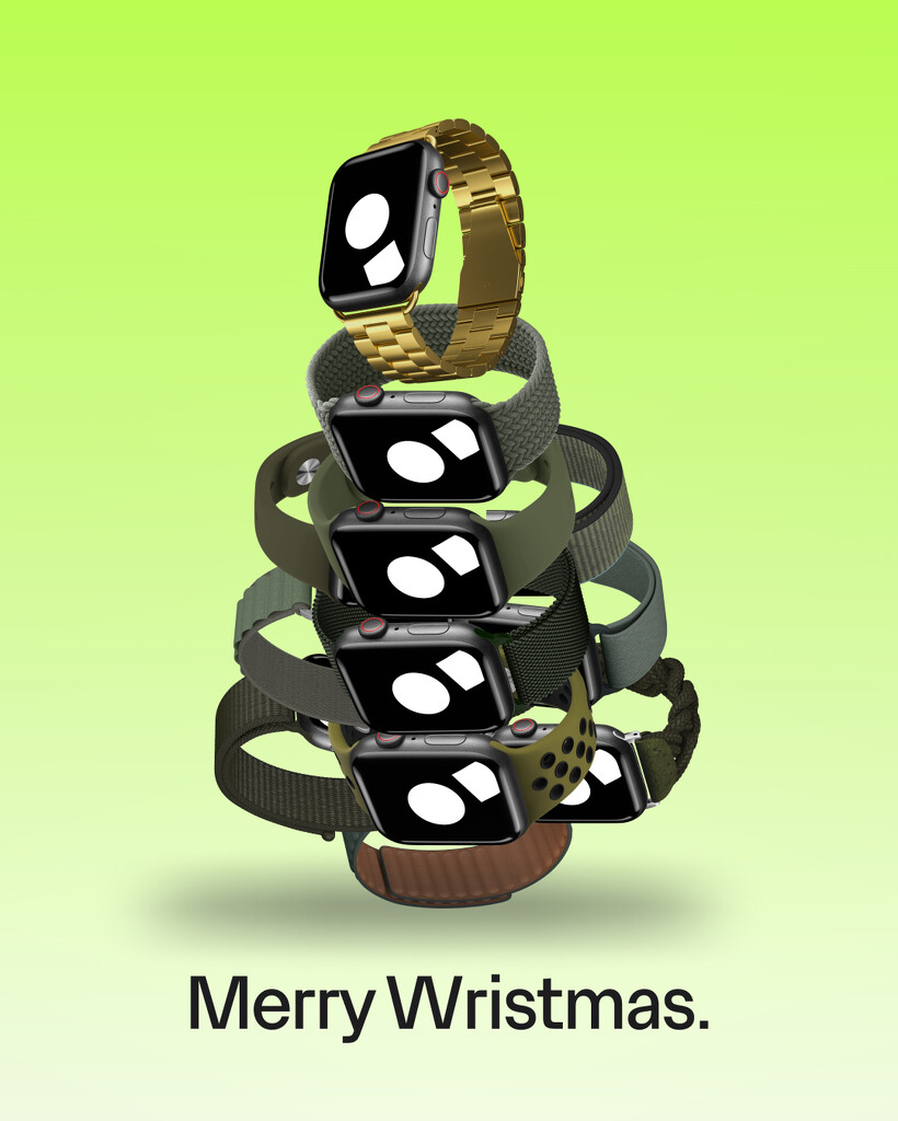 Merry Wristmas by rosegoldapplewatchstraps