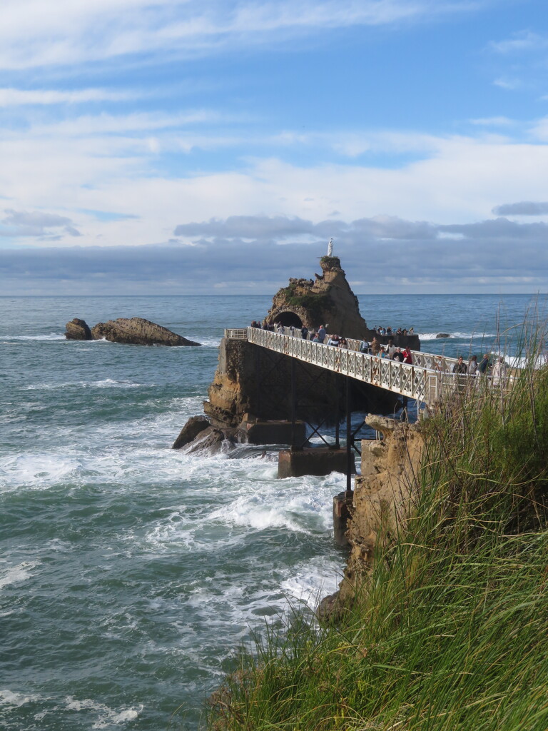 Le Rocher de la Vierge, Biarritz by felicityms