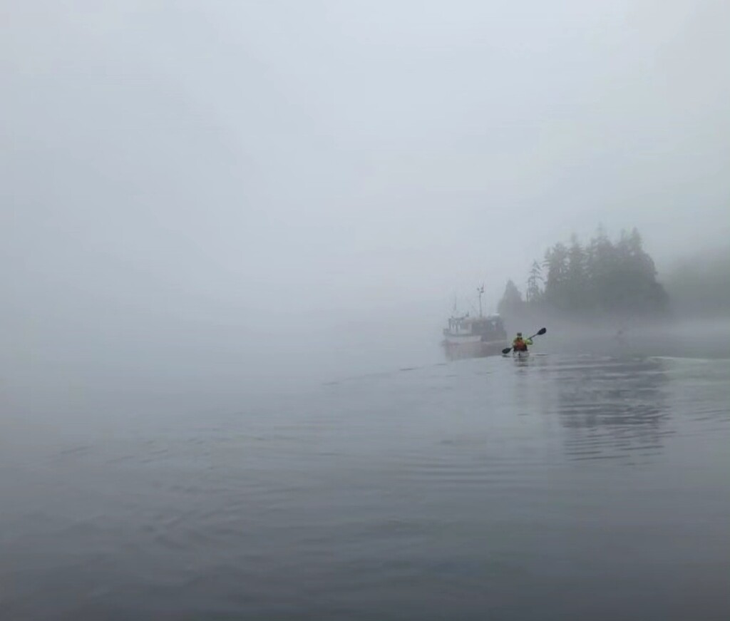 Kayaking in the Fog by kimmer50