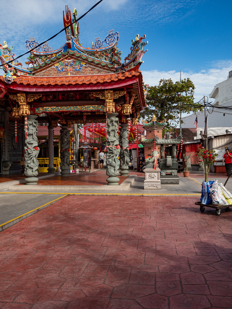 Temple at Entrance to the Jetty by ianjb21