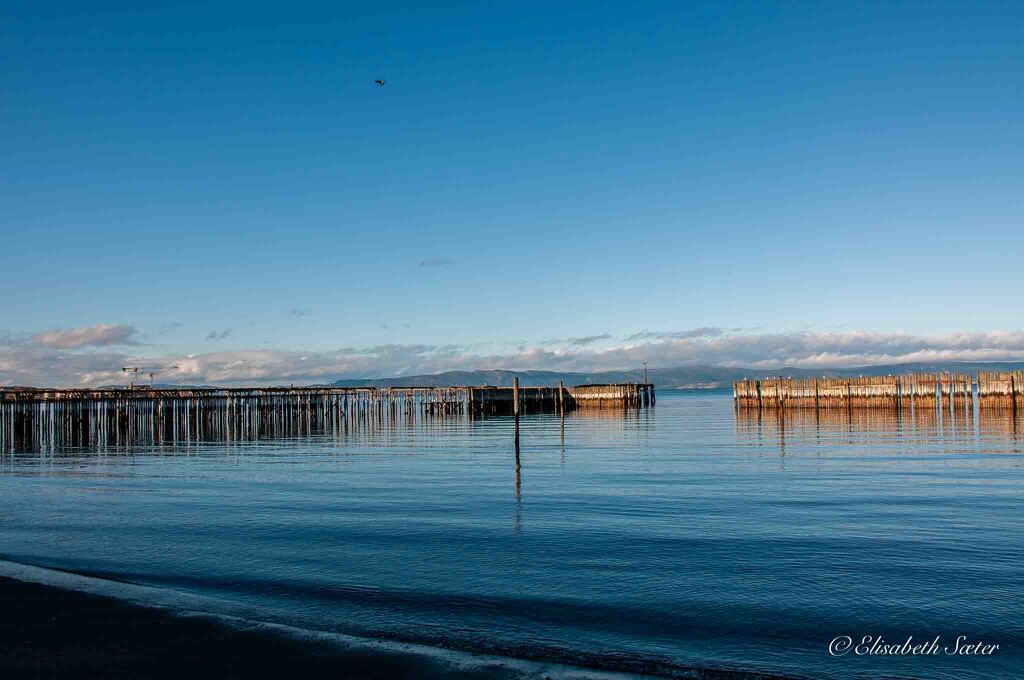 Quay in Ranheimsfjæra by elisasaeter