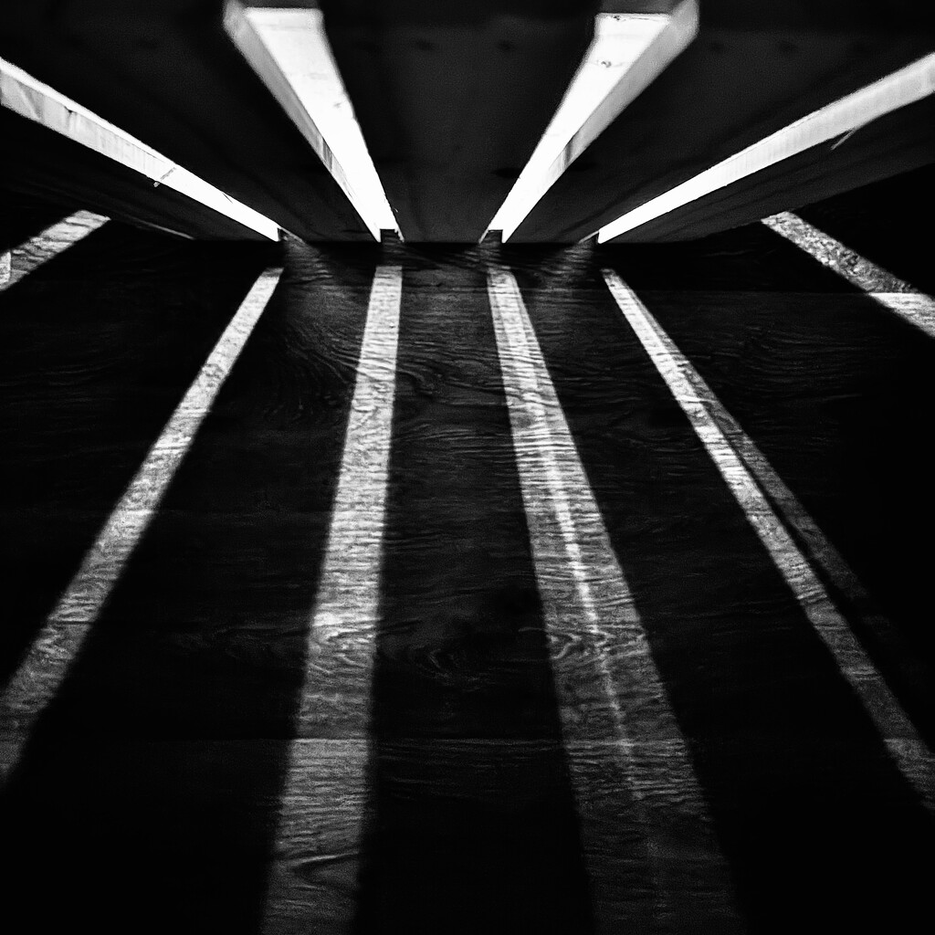 Light Through The Slats by rickaubin