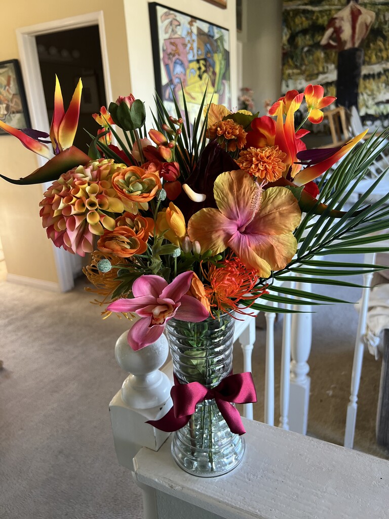 Silk Tropical Arrangement by peekysweets