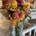 Tropical Bouquet in Crystal Vase