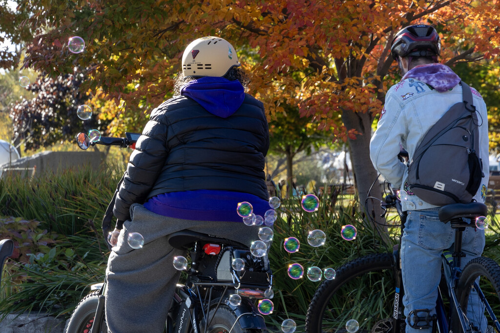 Bike Bubbles  by pdulis