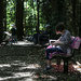 Painting in the rainforest. 